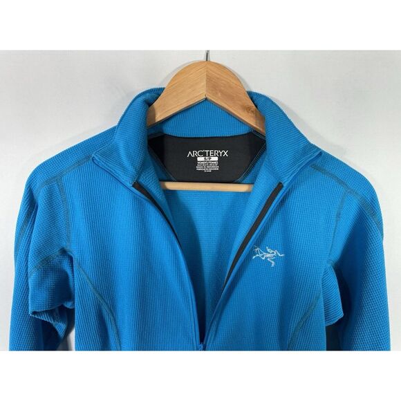 Arc'teryx Women's Small Blue Half Zip‎ Fleece Pullover - Picture 2 of 10